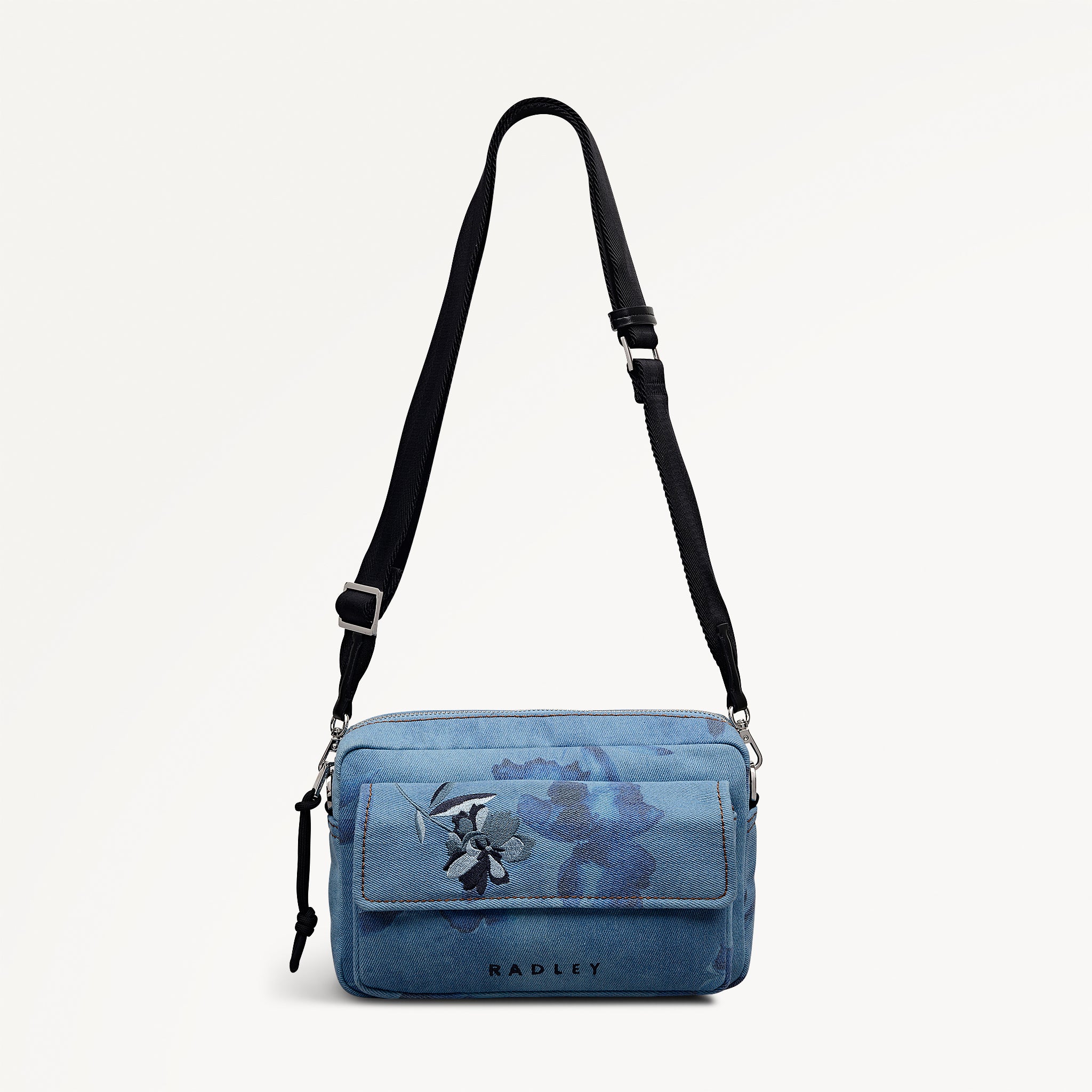 Eden Row - Denim Small Ziptop Cross Body Denim - 113144