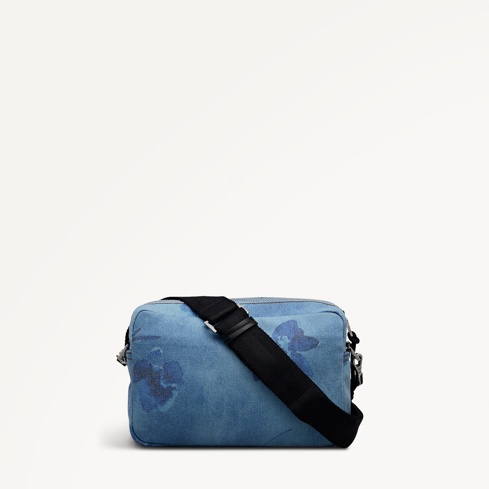 Eden Row - Denim Small Ziptop Cross Body Denim - 113144