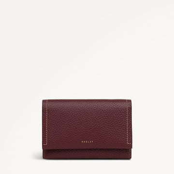 Oak Street Medium Flapover Purse Dark Cherry - 113151