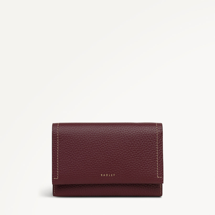 Oak Street Medium Flapover Purse Dark Cherry - 113151