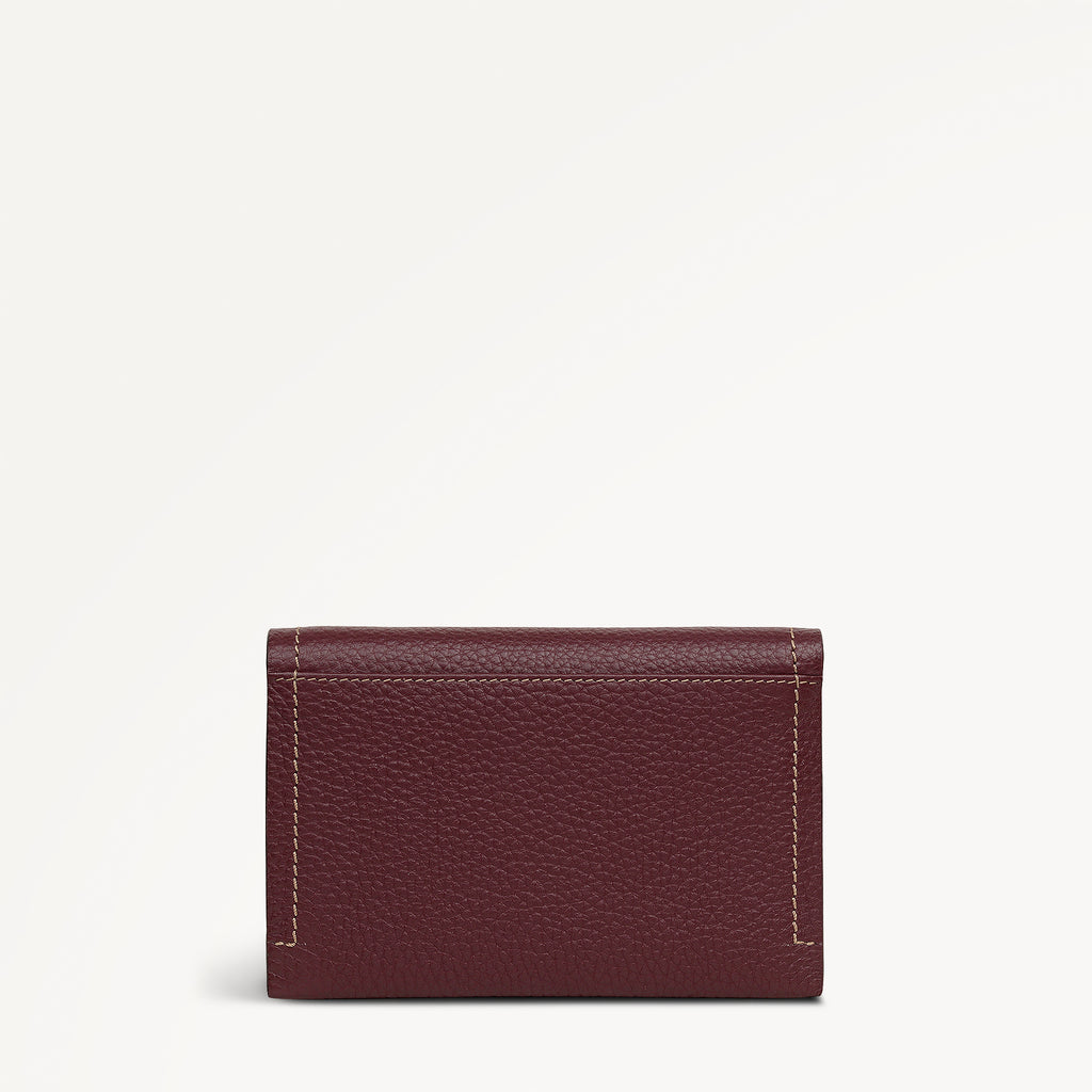 Oak Street Medium Flapover Purse Dark Cherry - 113151