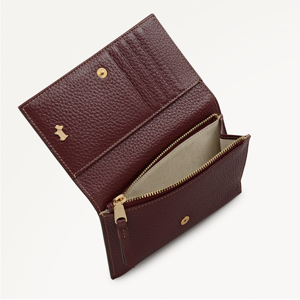 Oak Street Medium Flapover Purse Dark Cherry - 113151