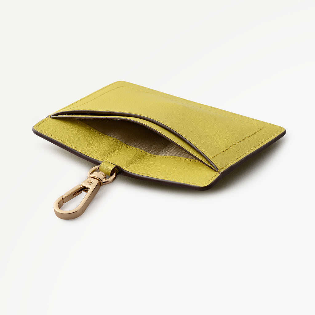The Chancery Medium Card Holder Limoncello - 113153