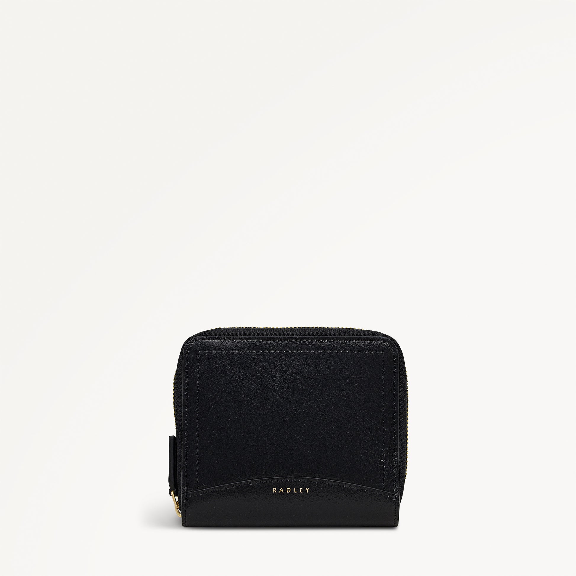 The Chancery - High Shine Medium Zip Around Purse Black - 113154