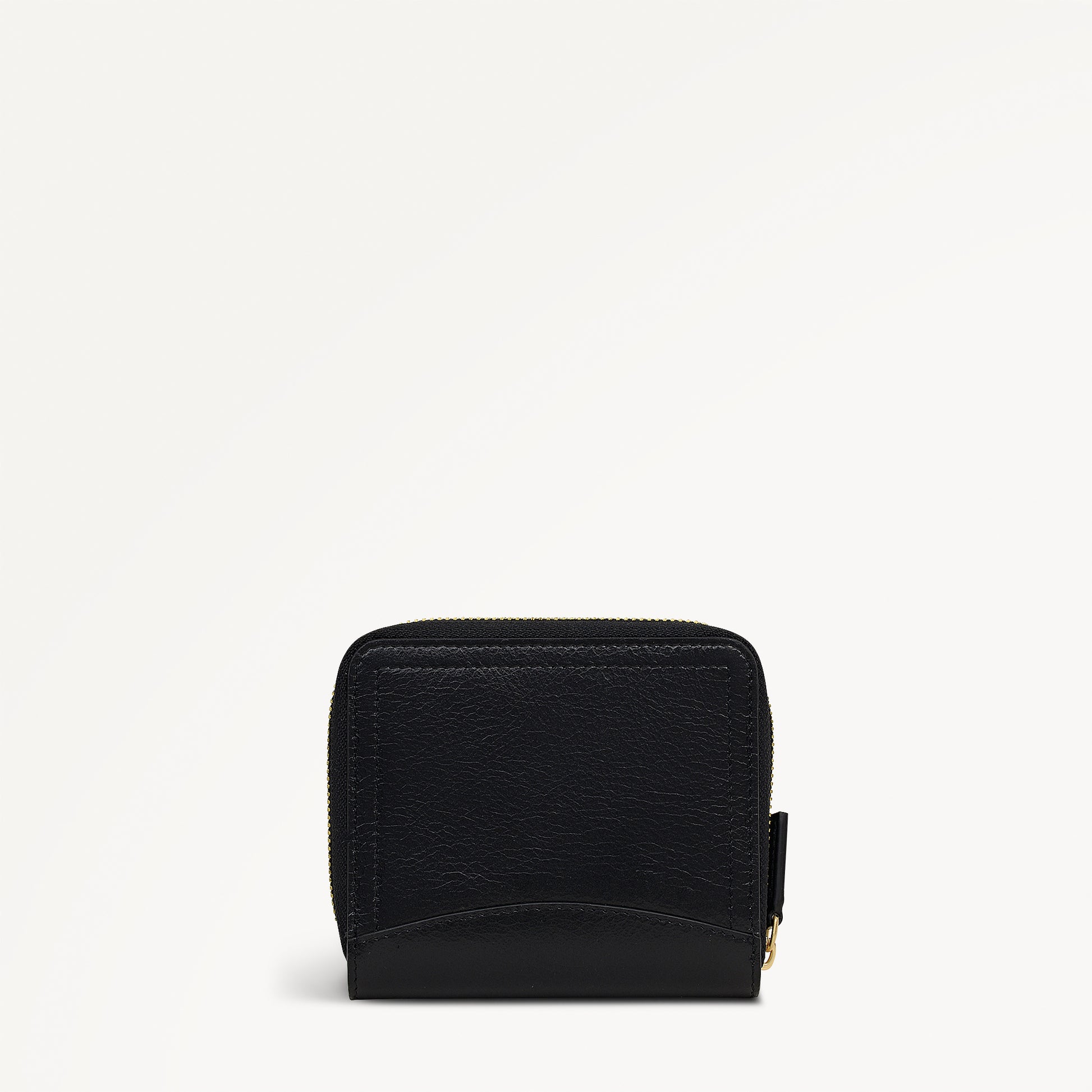 The Chancery - High Shine Medium Zip Around Purse Black - 113154