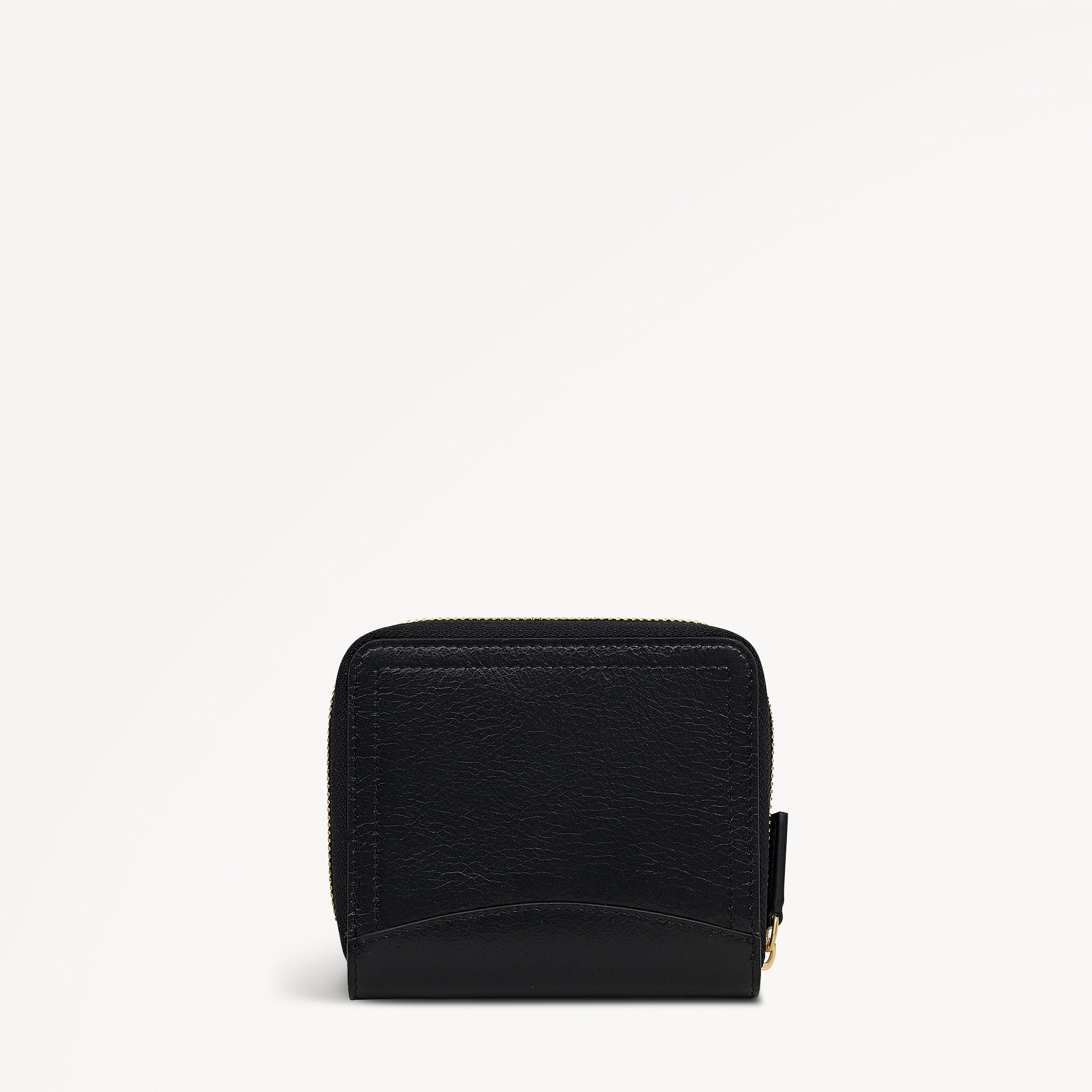 The Chancery - High Shine Medium Zip Around Purse Black - 113154