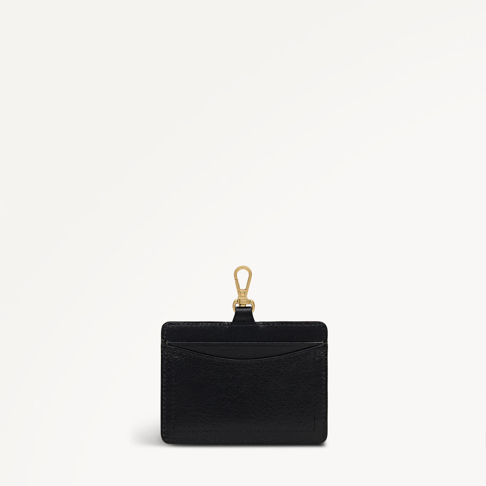 The Chancery - High Shine Medium Card Holder Black - 113155