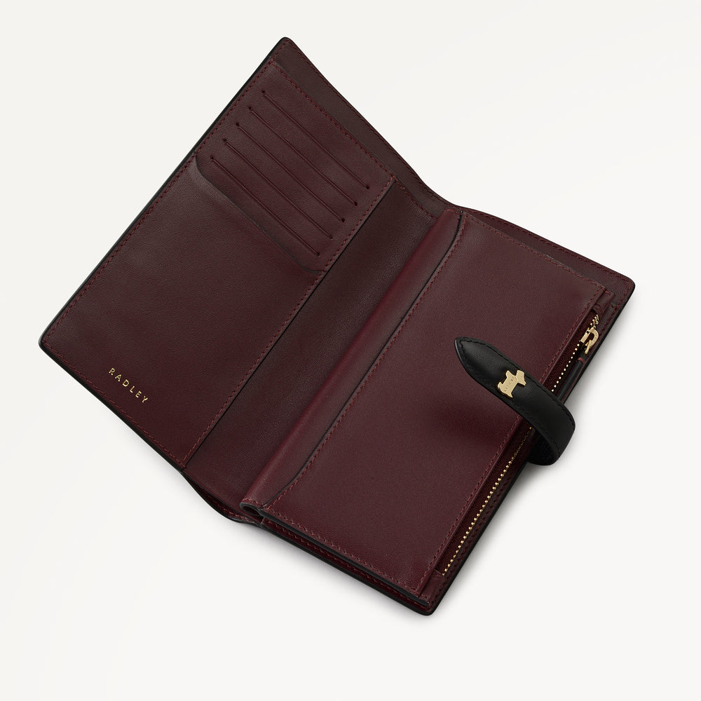 Willis Street Large Bifold Purse Dark Cherry - 113156