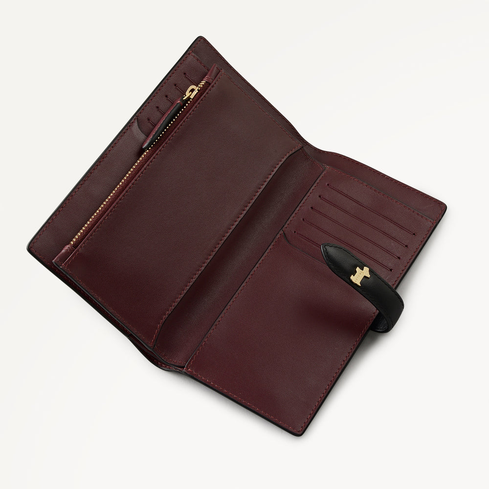 Willis Street Large Bifold Purse Dark Cherry - 113156