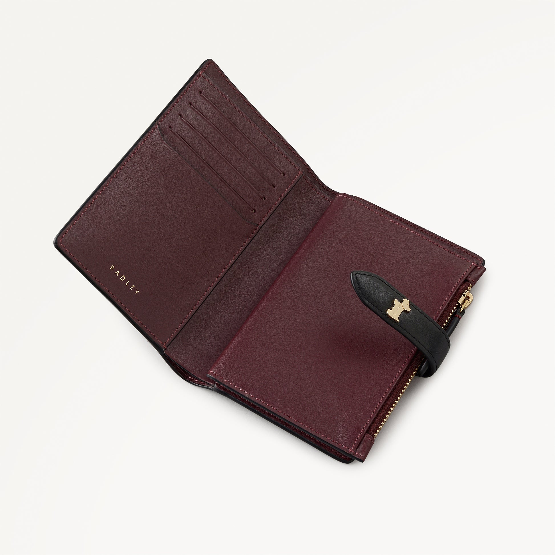 Willis Street Medium Bifold Wallet Dark Cherry - 113156