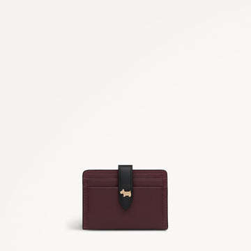 Willis Street Small Card Holder Dark Cherry - 113158