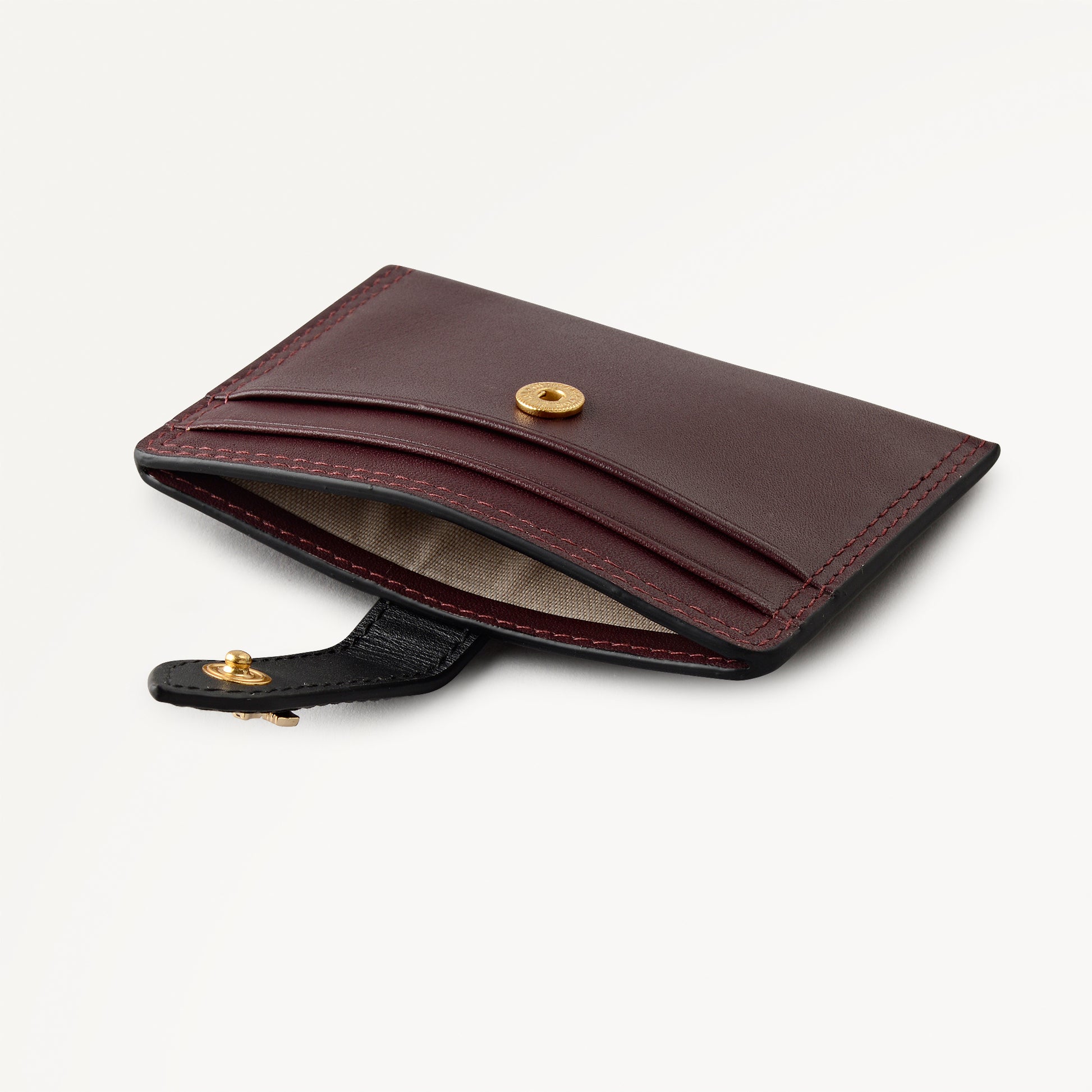 Willis Street Small Card Holder Dark Cherry - 113158