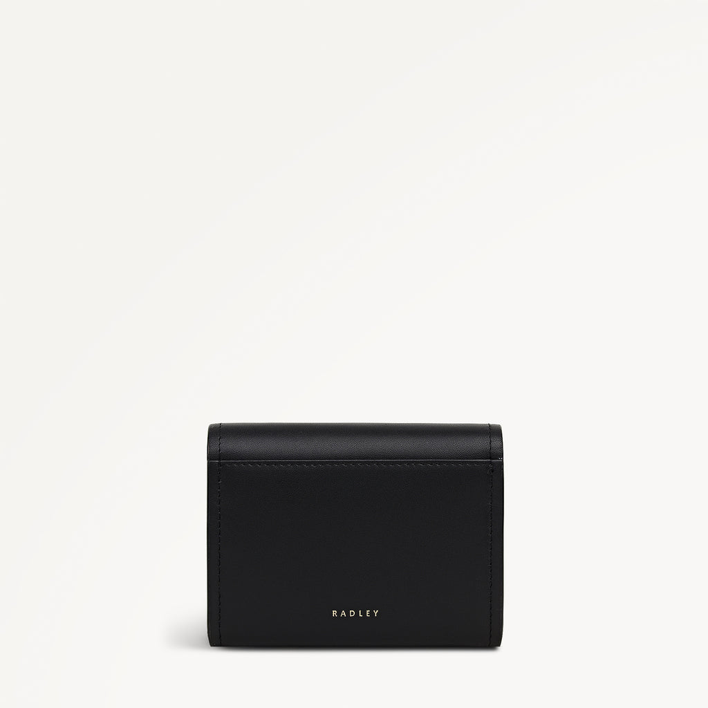 The Christina Medium Flapover Purse Black - 113159