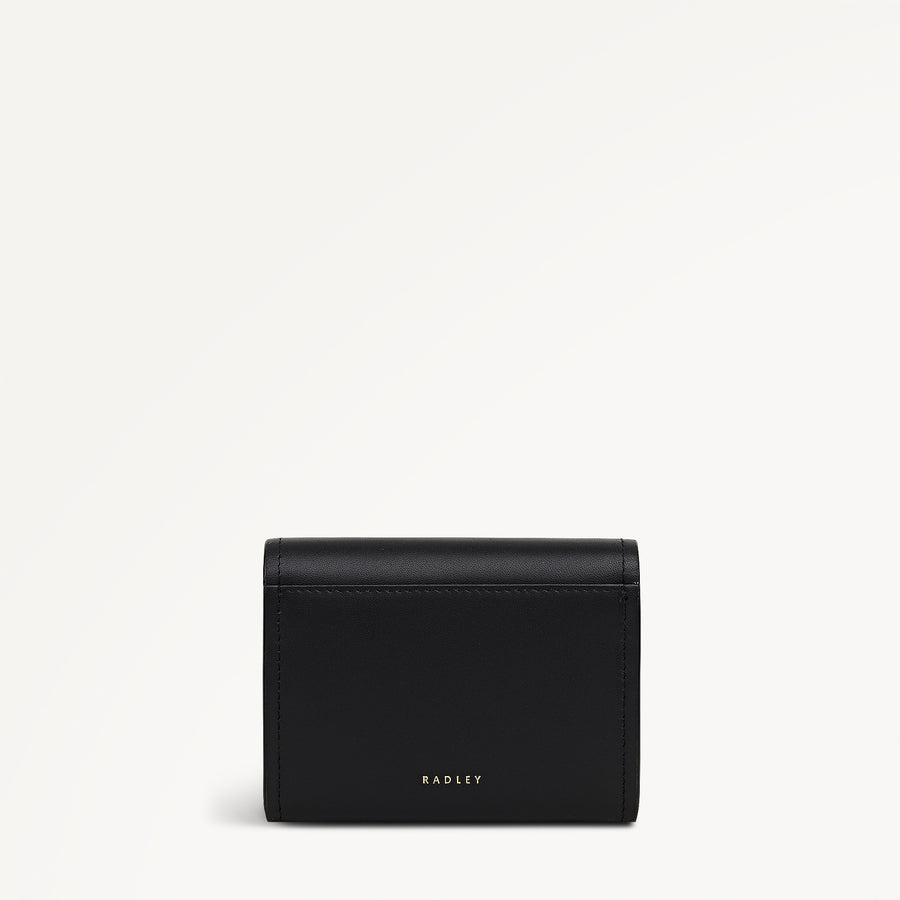 The Christina Medium Flapover Purse Black - 113159