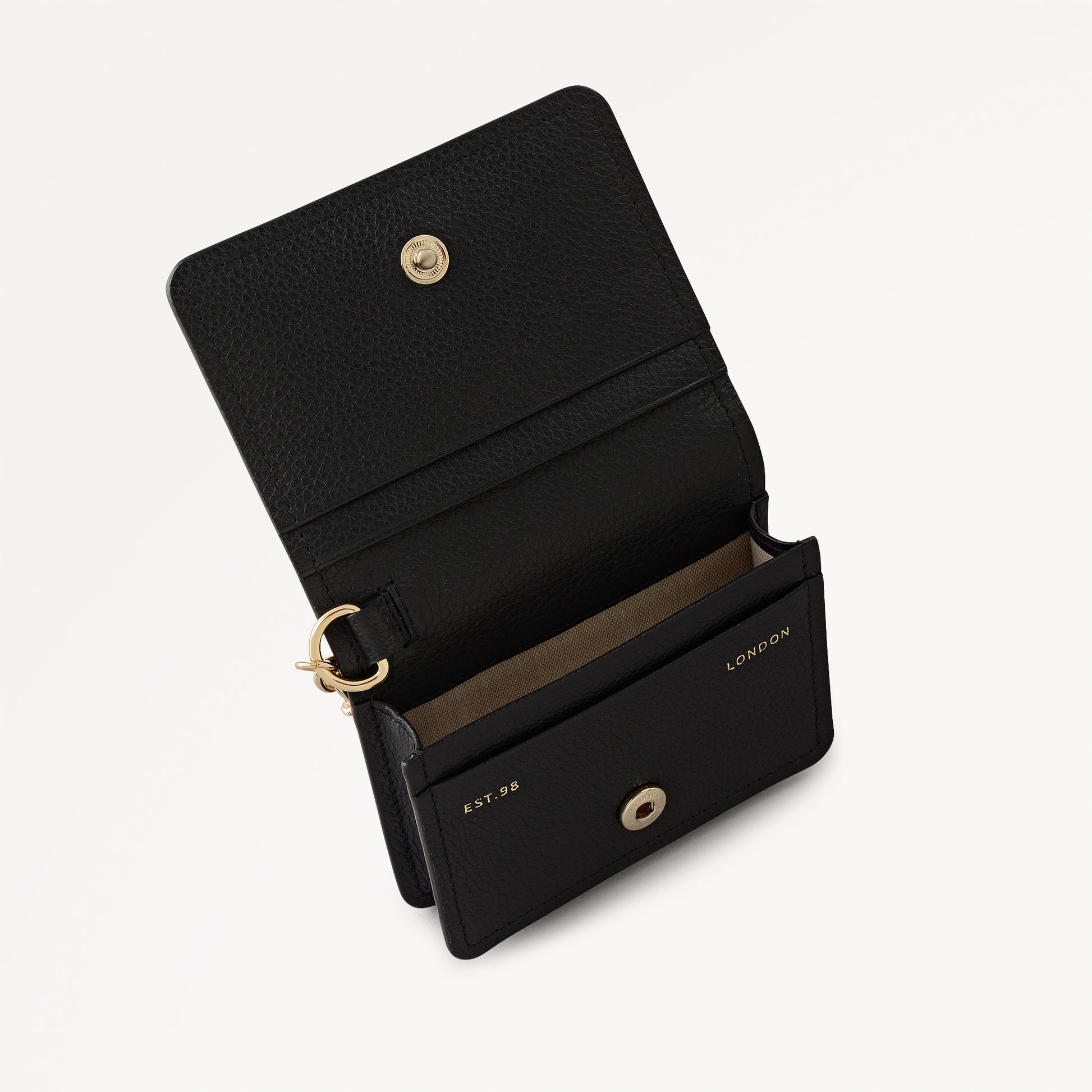 Chester Row Small  Card Holder Dark Cherry - 113162