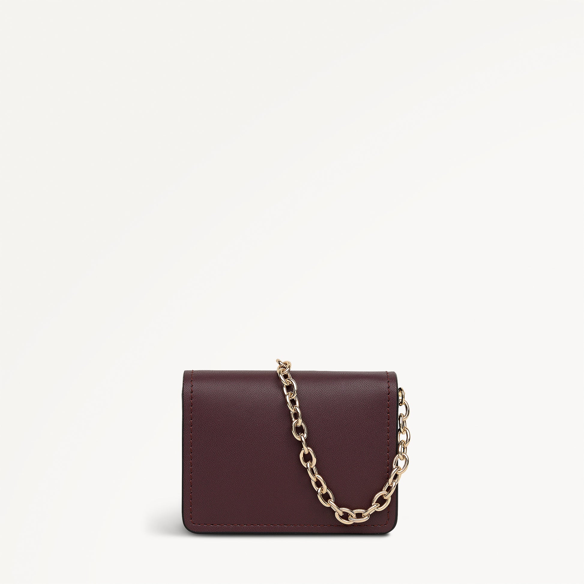 Chester Row Small  Card Holder Dark Cherry - 113162