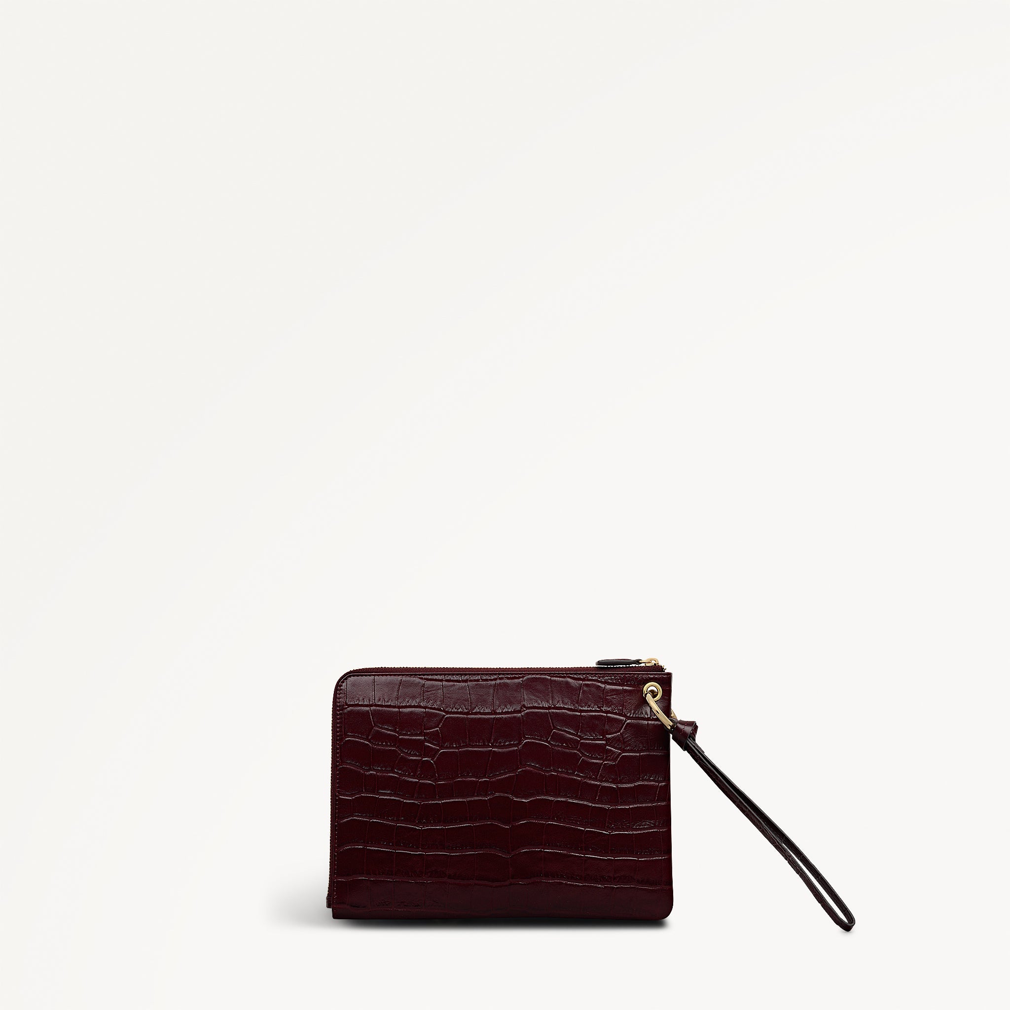 Elms Crescent Medium Multi-Compartment Pouch Dark Cherry - 113164