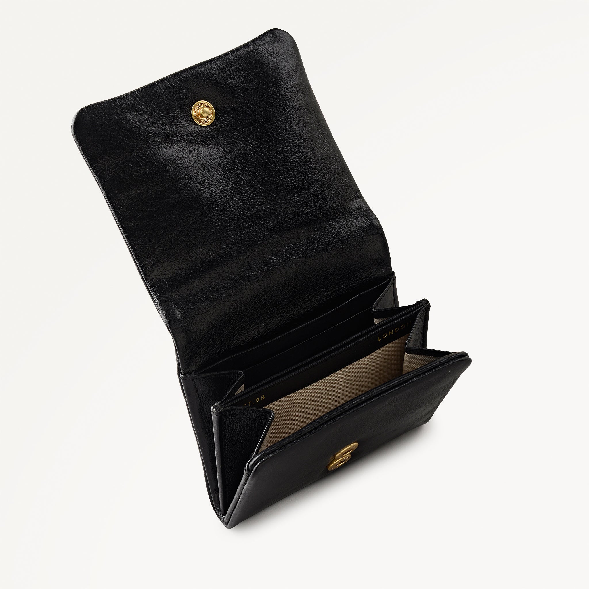 Mallow Street Medium Bifold Purse Black - 113168