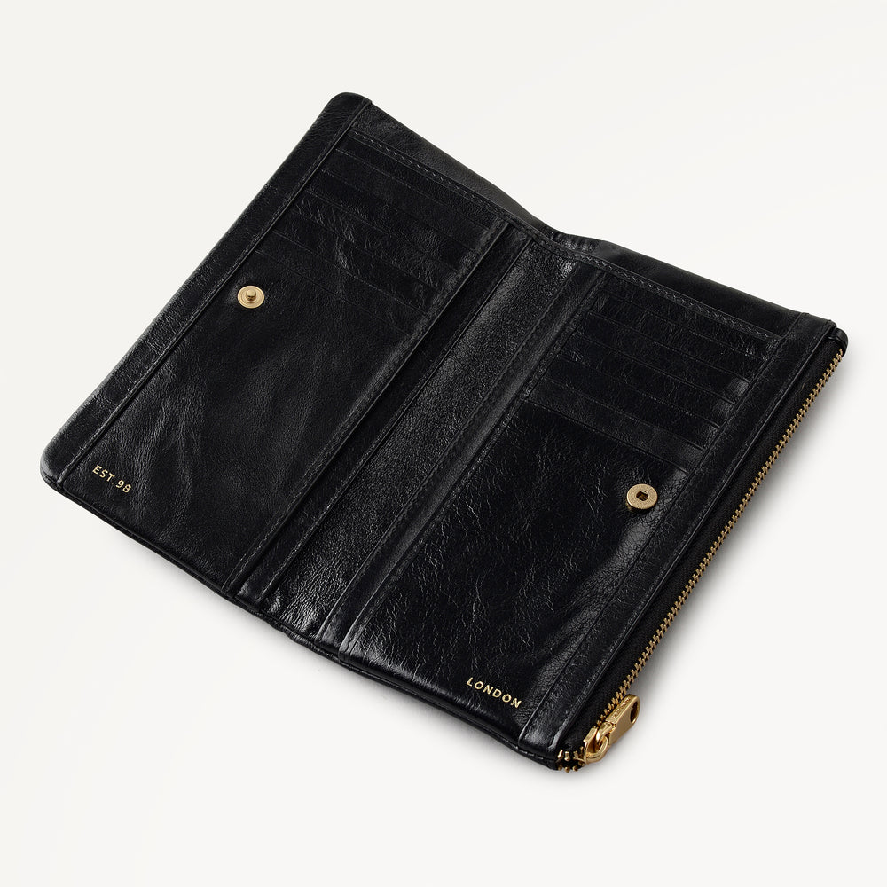 Mallow Street Large Bifold Purse Black - 113169