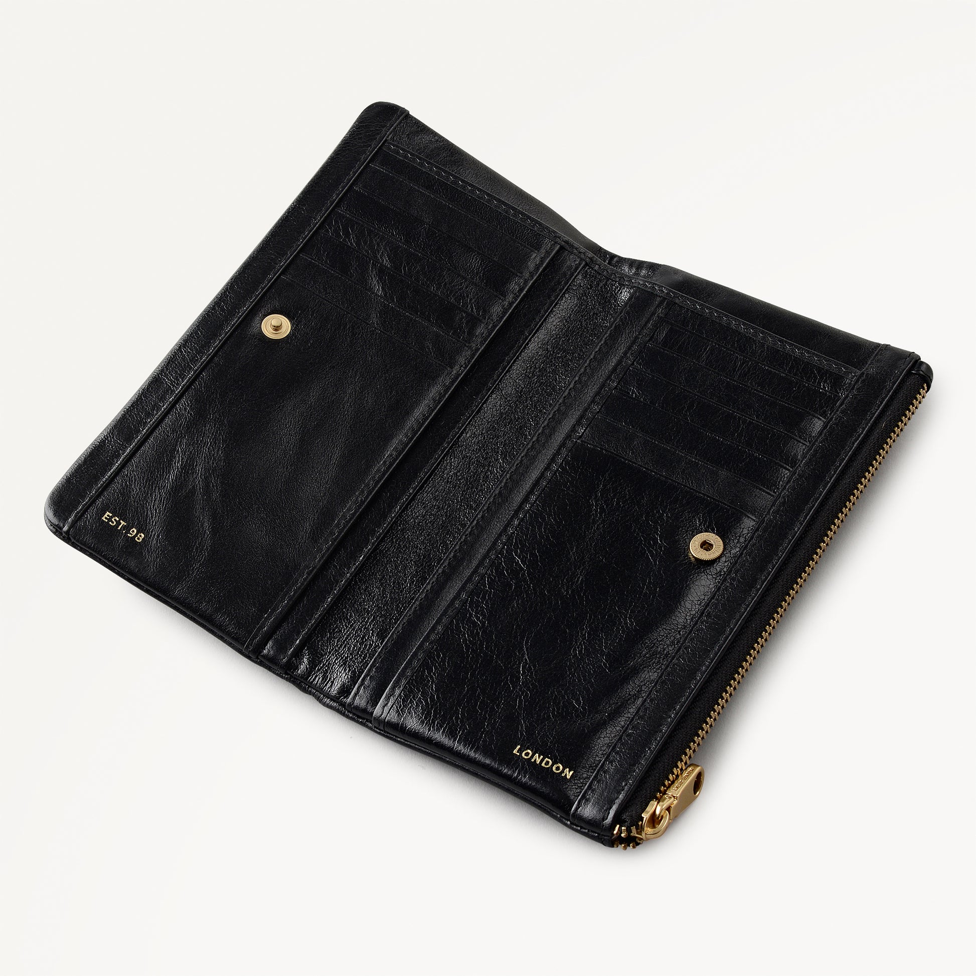 Mallow Street Large Bifold Purse Black - 113169