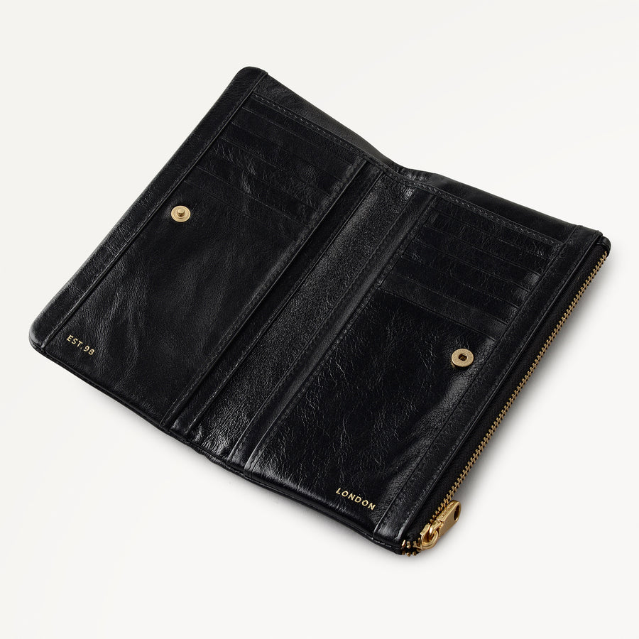 Mallow Street Large Bifold Purse Black - 113169