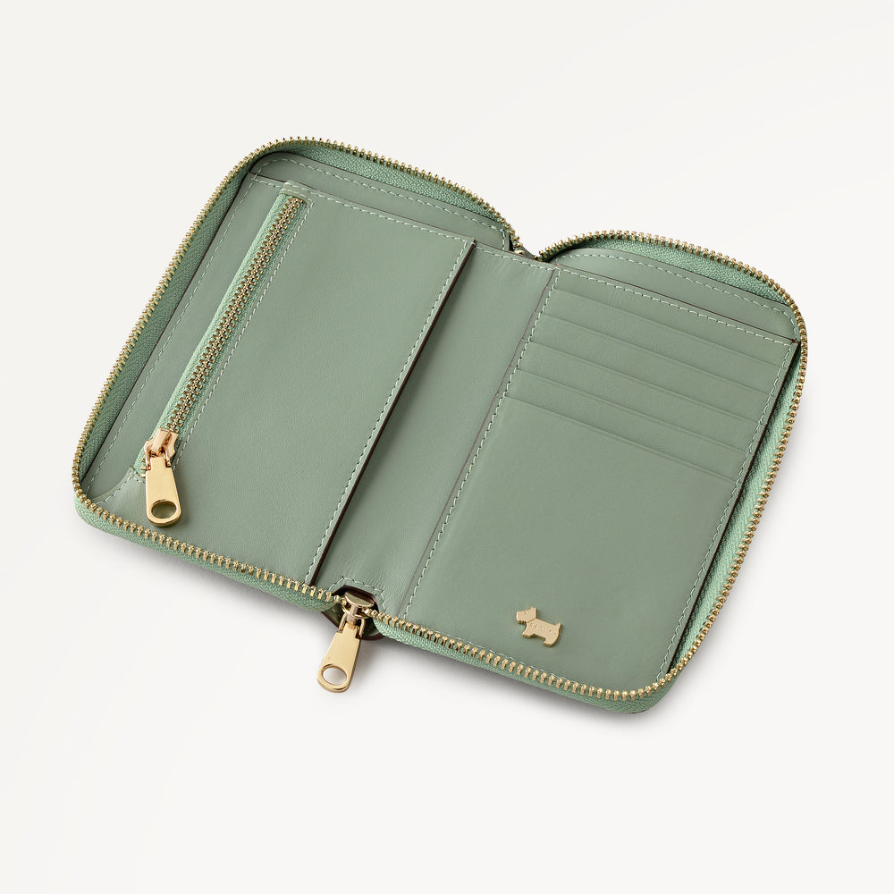 Pockets Medium Zip Around Wallet Pistachio - 113171