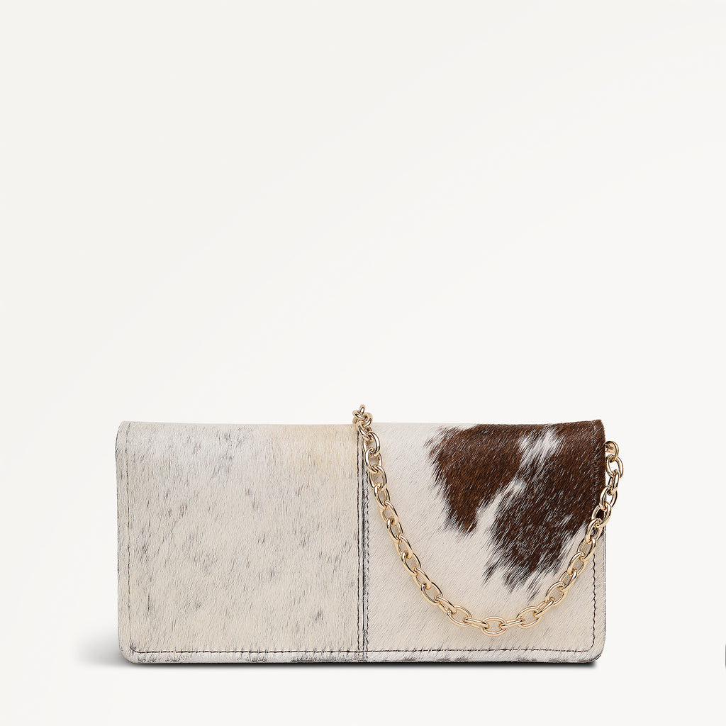 Chester Row - Cow Hide Large Bifold Purse Dark Oak - 113173