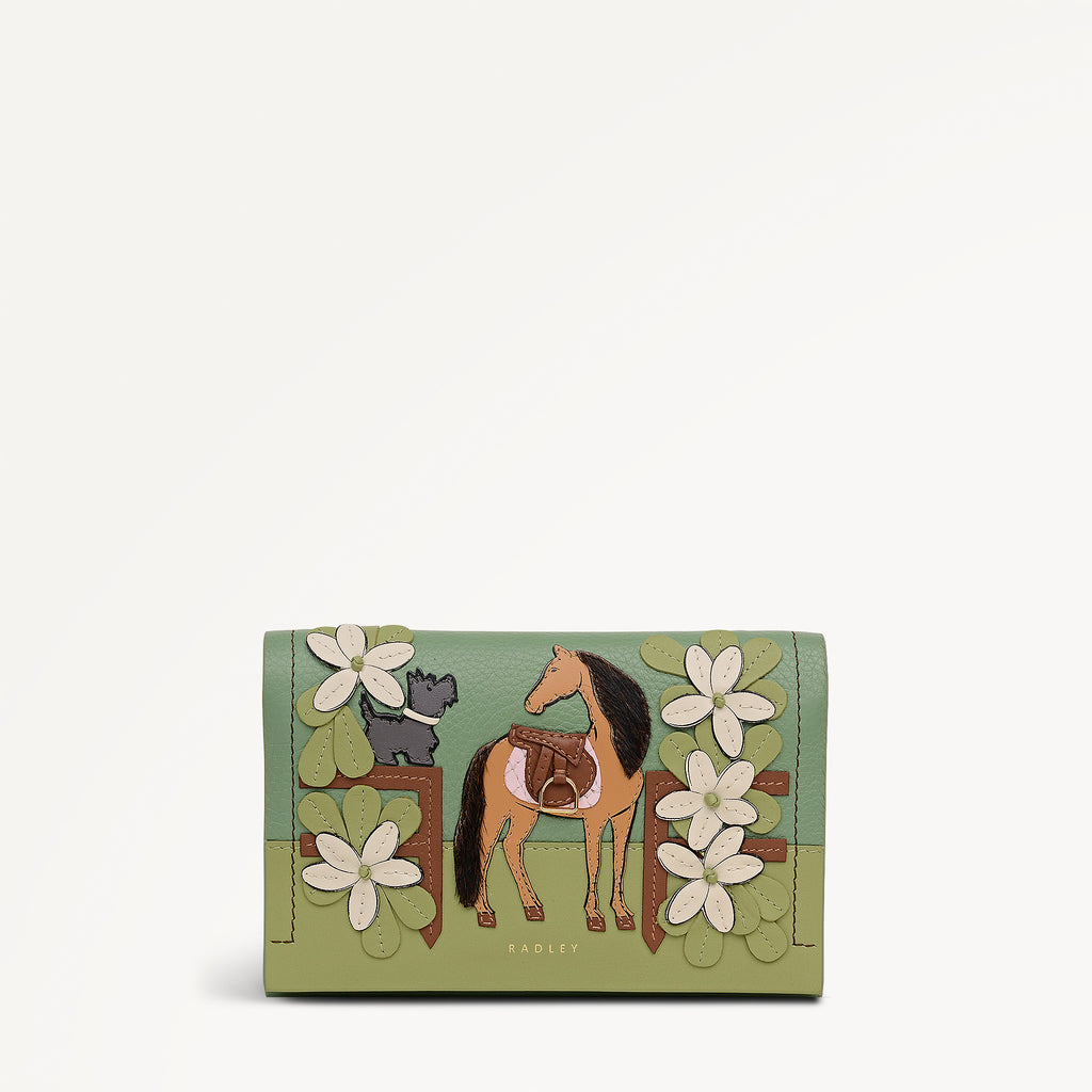 Lunar New Year - SS26 Medium Flapover Purse Pistachio - 113176