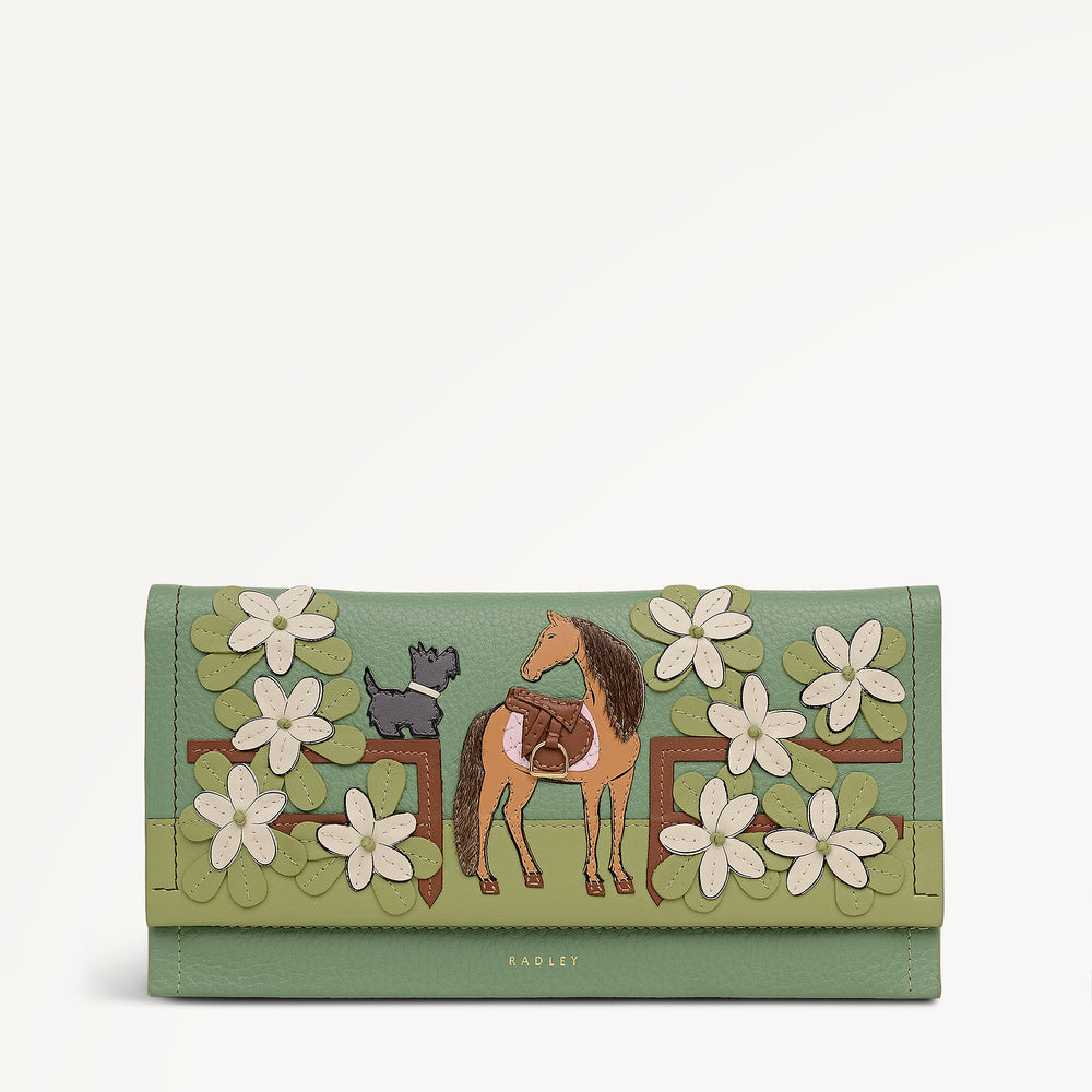 Lunar New Year - SS26 Large Flapover Purse Pistachio - 113177