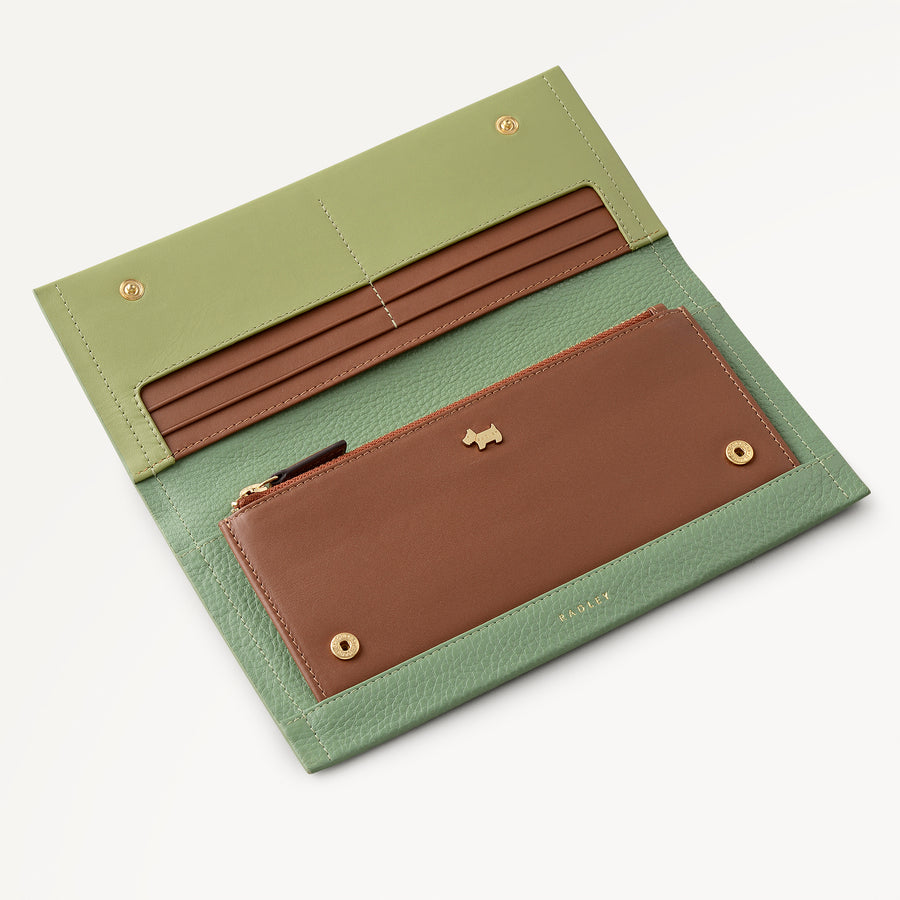 Lunar New Year - SS26 Large Flapover Purse Pistachio - 113177