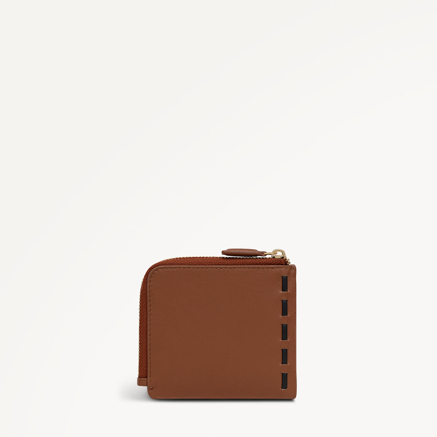 The Abbey - Patchwork Medium Zip Around Purse Salt - 113187