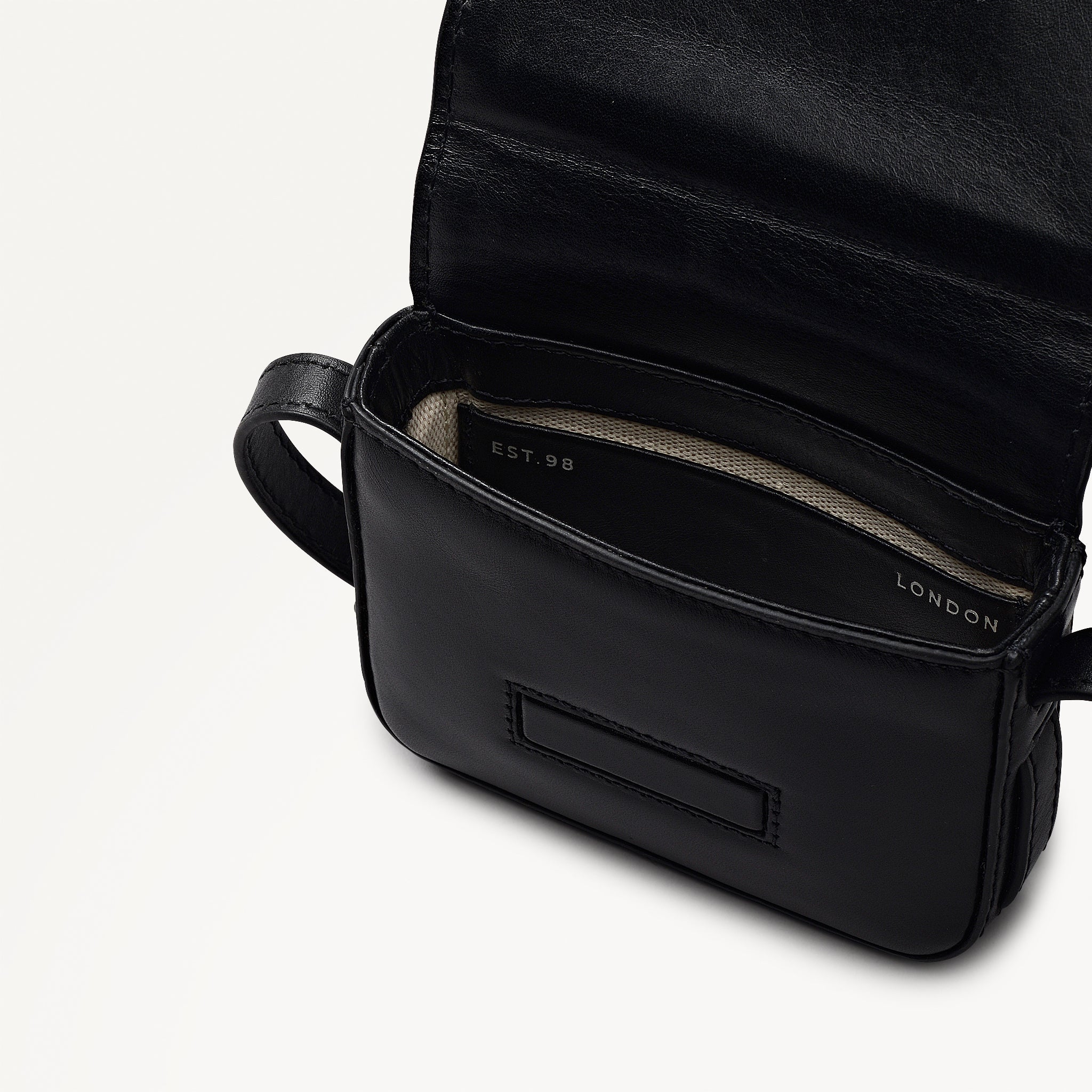 Pocket Street Micro Card Cross Body Black - 113188