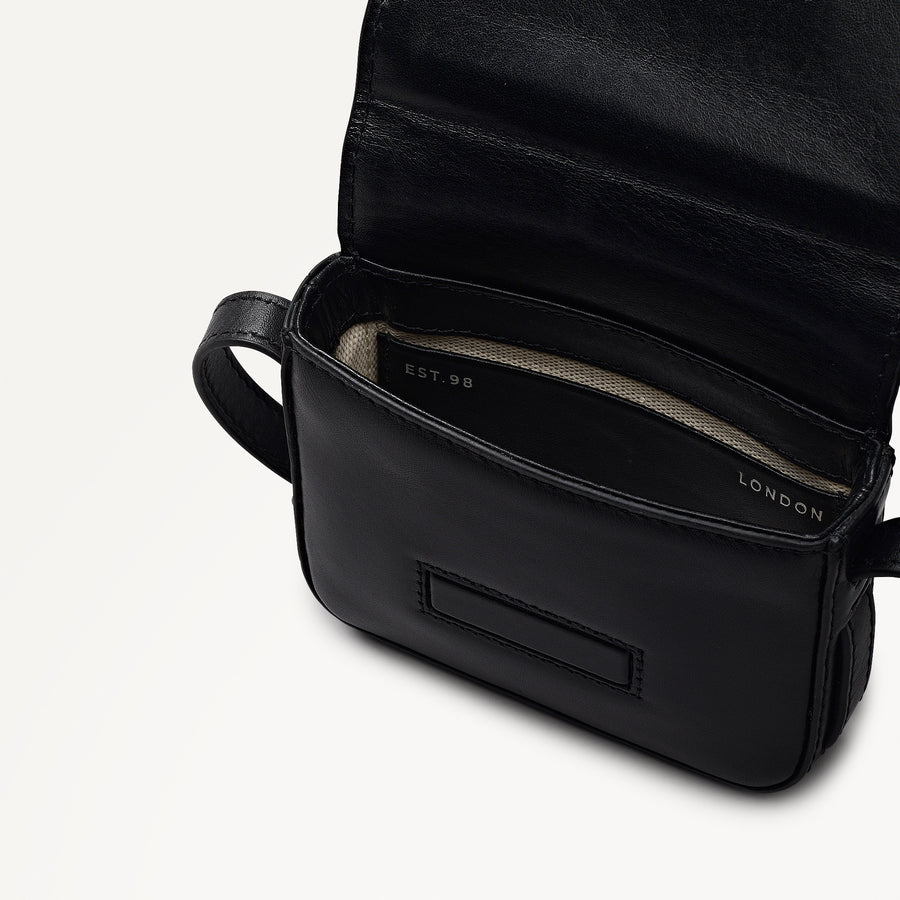 Pocket Street Micro Card Cross Body Black - 113188