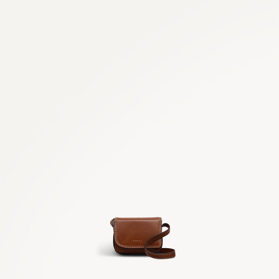 Pocket Street Micro Card Cross Body Cognac - 113189