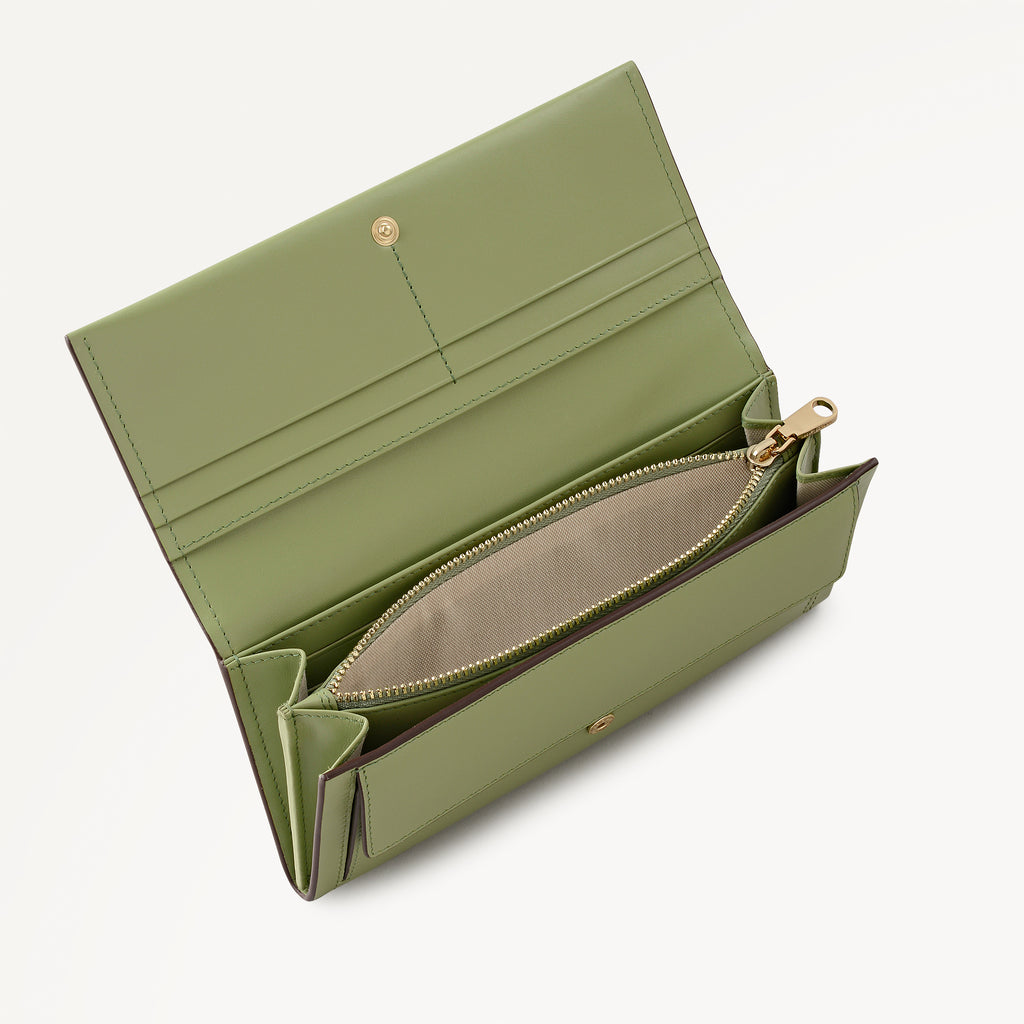 Heritage Lane Large Flapover Wallet Apple - 113194