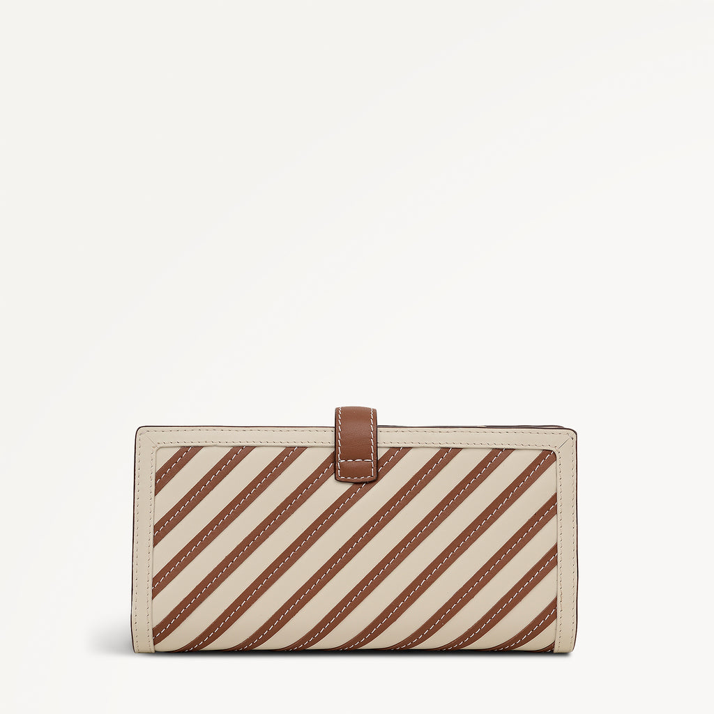 Willis Street - Stripe Large Bifold Purse Salt - 113196