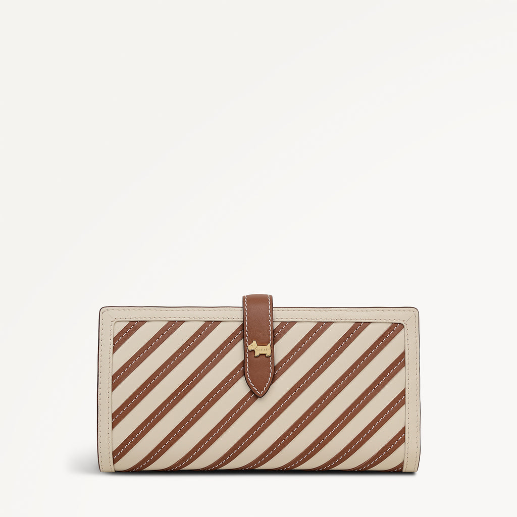 Willis Street - Stripe Large Bifold Purse Salt - 113196
