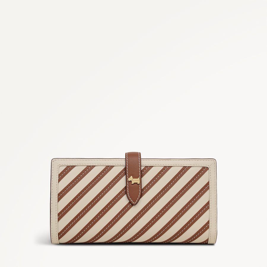 Willis Street - Stripe Large Bifold Purse Salt - 113196