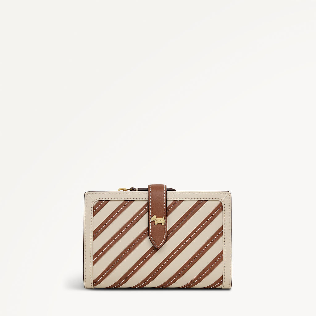 Willis Street - Stripe Medium Bifold Purse Salt - 113197