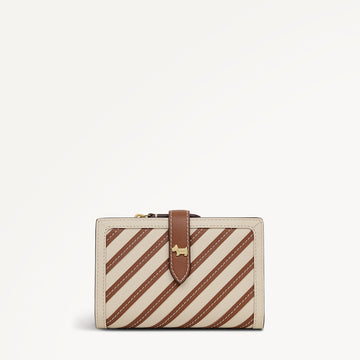 Willis Street - Stripe Medium Bifold Purse Salt - 113197