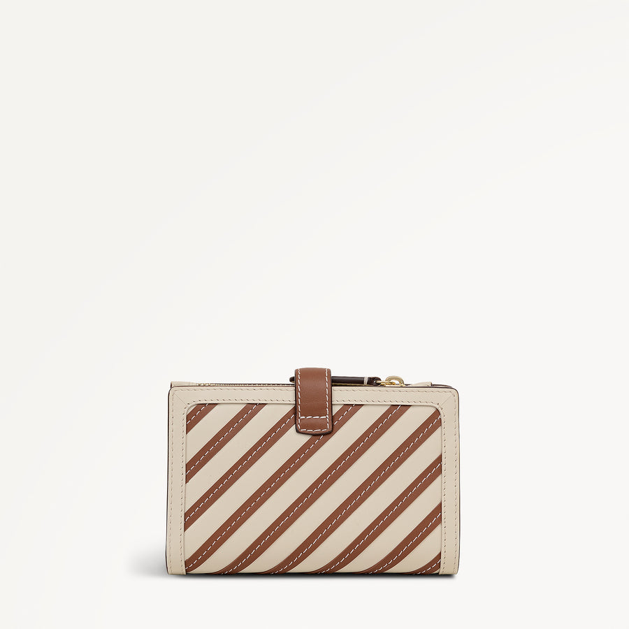Willis Street - Stripe Medium Bifold Purse Salt - 113197