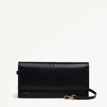 Chilton Grove Large Flapover Wallet Black - 113200