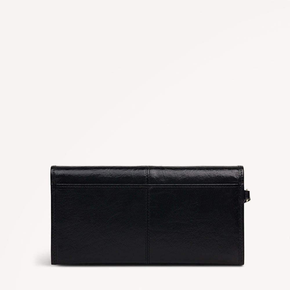 Chilton Grove Large Flapover Wallet Black - 113200