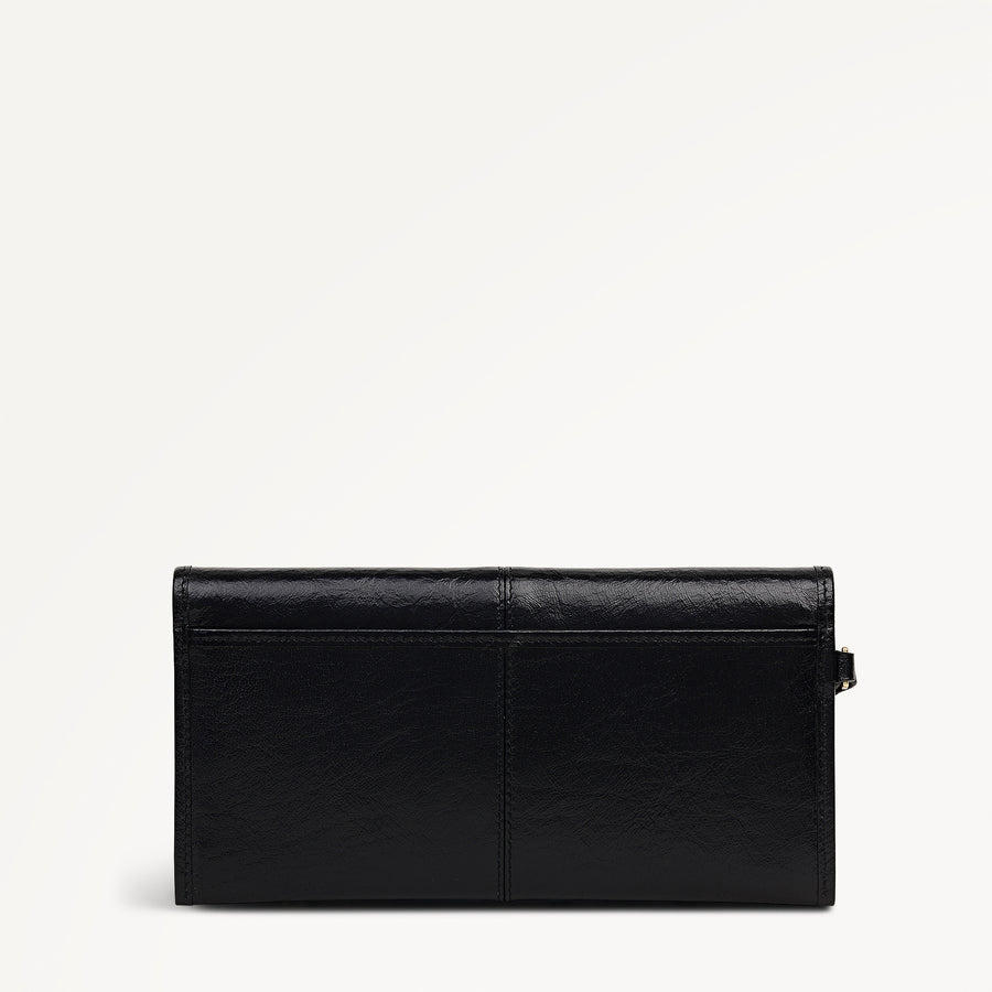 Chilton Grove Large Flapover Wallet Black - 113200