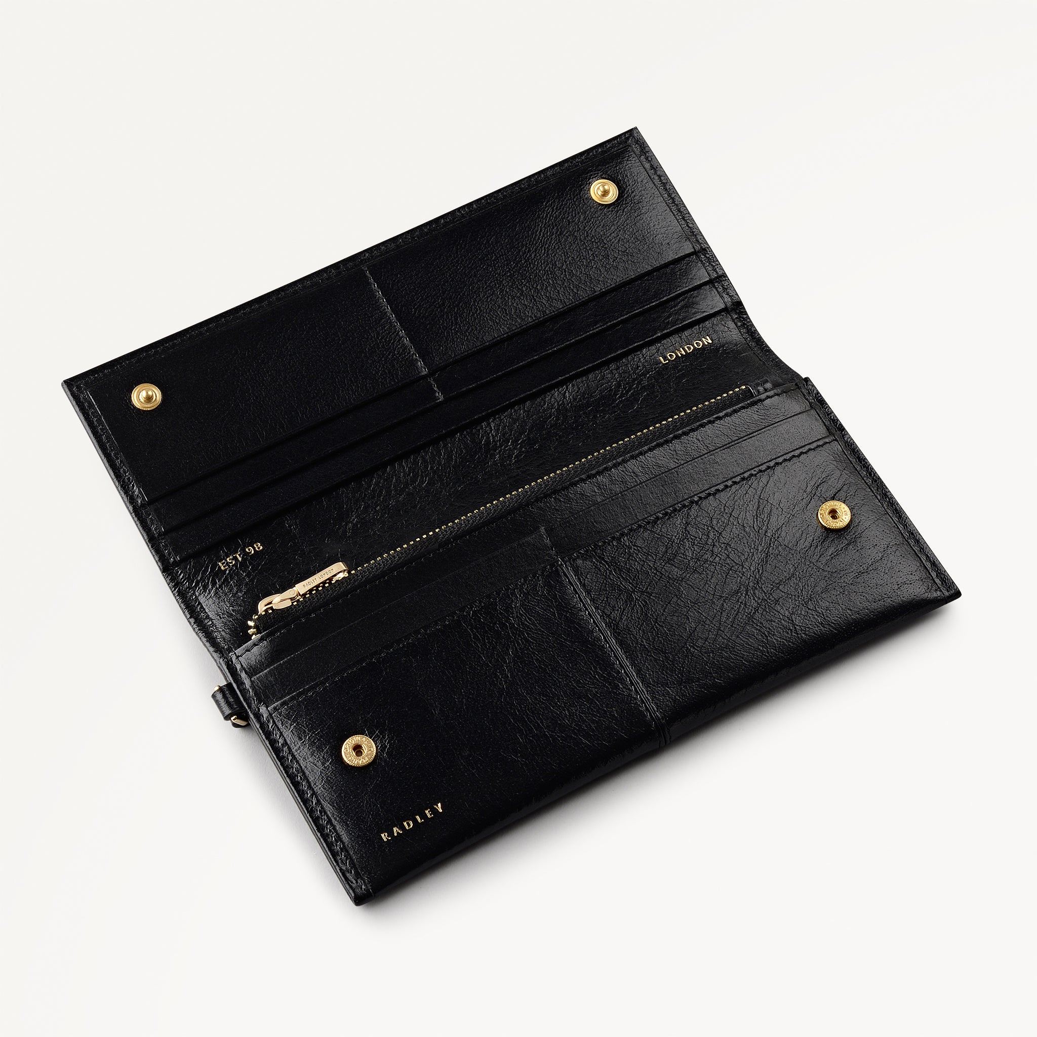 Black Large Flapover Wallet | Chilton Grove SS26 | Radley London