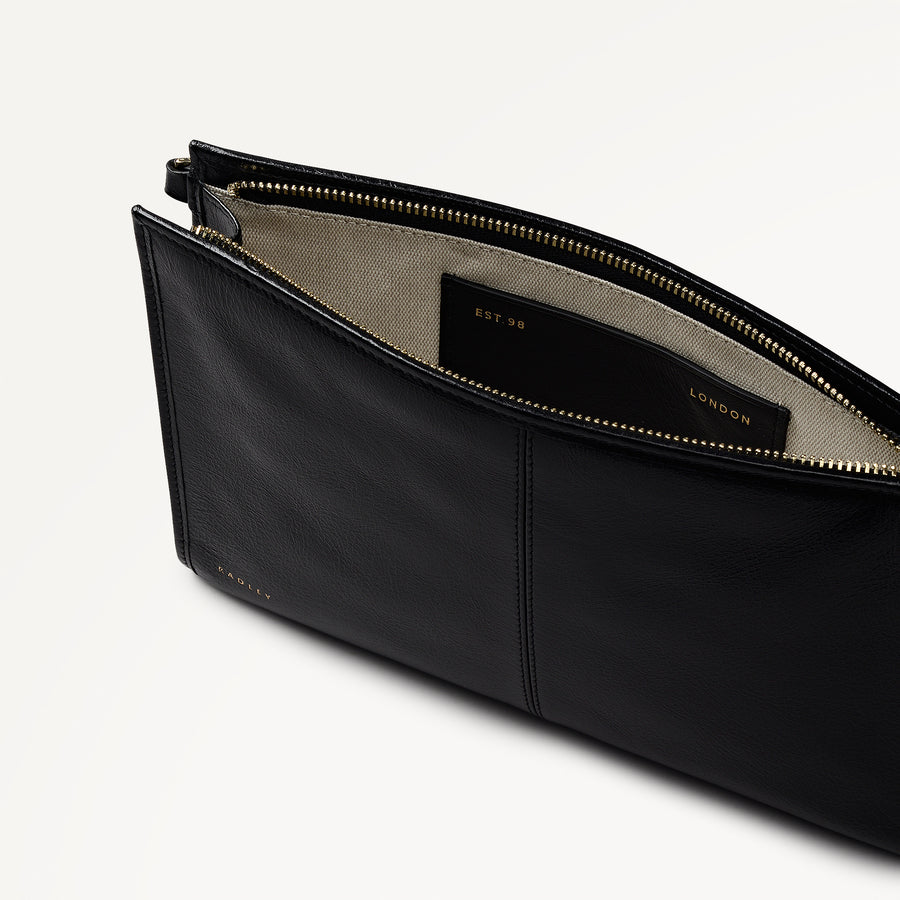 Chilton Grove Medium Ziptop Pouch Black - 113202