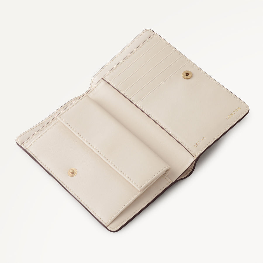 Floral Medium Bifold Purse Salt - 113206