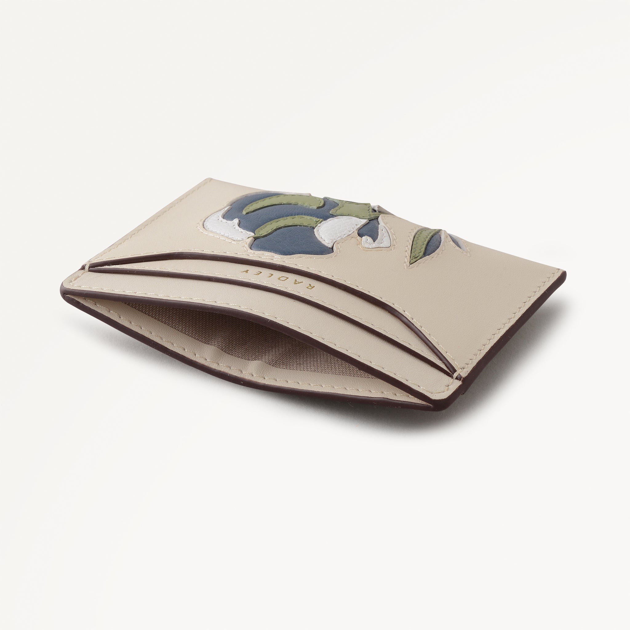 Floral Small  Card Holder Salt - 113208