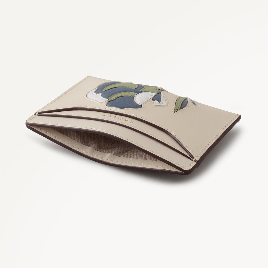 Floral Small  Card Holder Salt - 113208