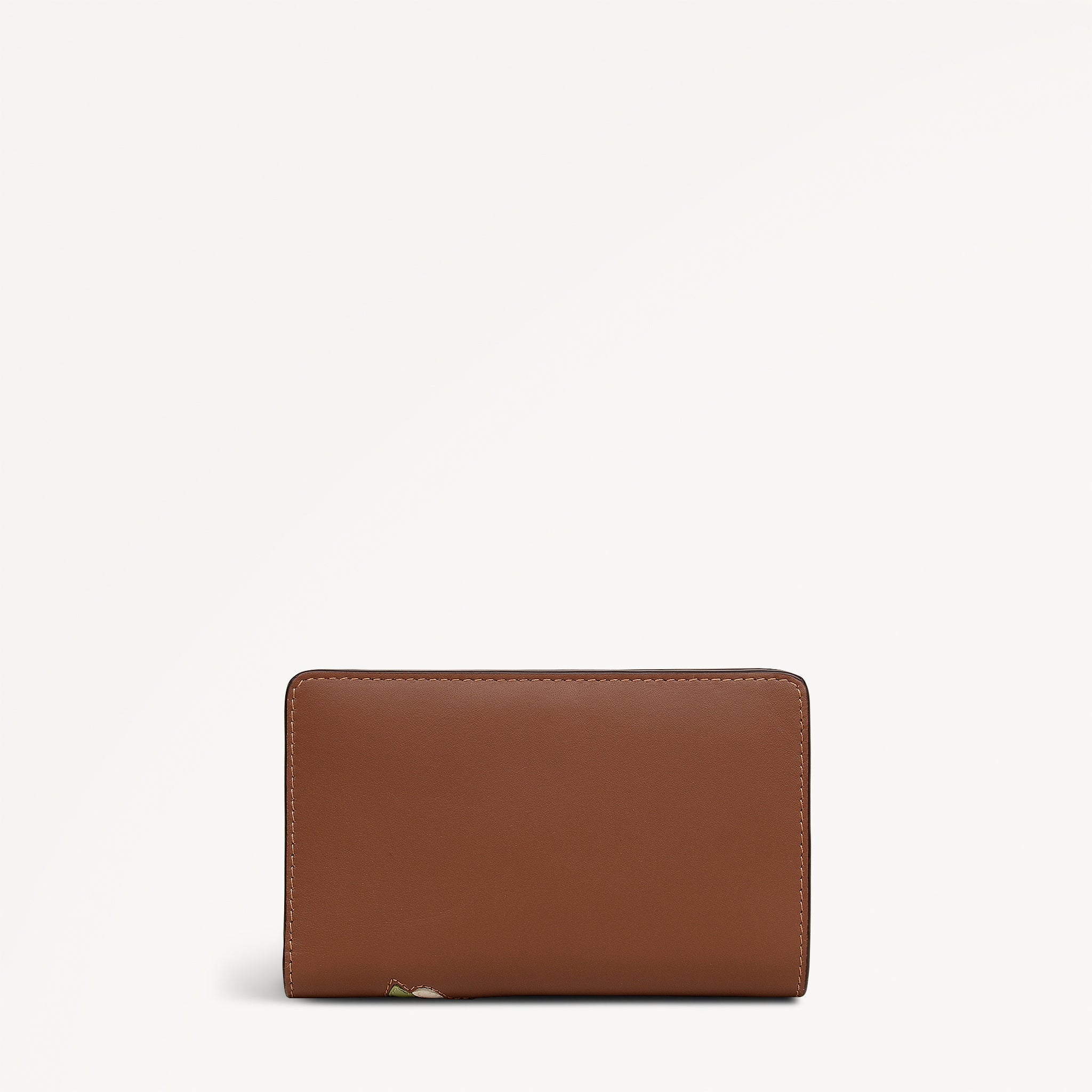 Floral Medium Bifold Purse Cognac - 113209